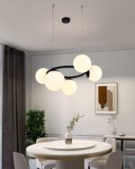 💡 Pendul N6805/5 – Contrast Elegant în Negru și Alb - imagine 2