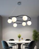 💡 Pendul N6806/6 – Stil Geometric și Contrast Vizual Puternic - imagine 2