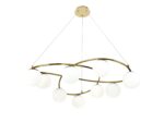 💡 Pendul N6806/9 – Eleganță Aurie în Design Geometric Modern - imagine 3