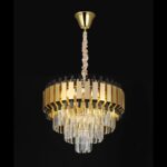Candelabru Cristal, AURIU-NEGRU - imagine 4