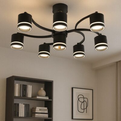 💡 Lustra LED 59207/6+1MB – Iluminare Puternică în Stil Minimalist
