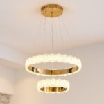 Pendul LED L75306/500+300 FGD, 168W, cu Telecomandă și Lumină Reglabilă 3000K–6500K