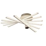 Lustra LED F2815/6 WT – 144W, Finisaj Alb, cu Telecomandă - imagine 3