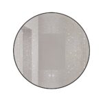 🪞 Oglindă LED cu Touch și Funcție Dezaburire, 3 Tipuri de Lumină – Ø70 cm, Ramă Negru Mat, Model J188-70 Smack - imagine 8