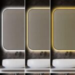 🪞 Oglindă LED cu Touch și Funcție Dezaburire – Ramă Negru, 120x80 cm, Model J187-12080 Smack - imagine 6