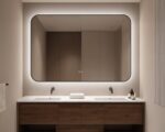 🪞 Oglindă LED cu Touch și Funcție Dezaburire – Ramă Negru, 130x80 cm, Model J187-13080 Smack - imagine 5