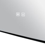 🪞 Oglindă LED cu Touch și Funcție Dezaburire – Ramă Negru, 60x80 cm, Model J187-6080 Smack - imagine 8
