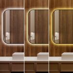 🪞 Oglindă LED cu Touch și Funcție Dezaburire – Ramă Negru, 80x60 cm, Model J187-8060 Smack - imagine 5