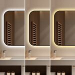 🪞 Oglindă LED cu Touch și Funcție Dezaburire – Ramă Negru, 90x65 cm, Model J187-9065 Smack - imagine 6