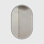 Oglindă de baie LED Elit’s Premium cu dezaburire – 50 × 90 cm, ramă neagră - imagine 6
