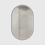 Oglindă de baie LED Elit’s Premium cu dezaburire – 50 × 90 cm, ramă neagră - imagine 5