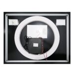 🪞 Oglindă LED cu Touch și Funcție Dezaburire, 3 Tipuri de Lumină – 100x80 cm, Model J193-10080 Smack - imagine 9