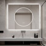 🪞 Oglindă LED cu Touch și Funcție Dezaburire, 3 Tipuri de Lumină – 100x80 cm, Model J193-10080 Smack - imagine 5