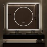 🪞 Oglindă LED cu Touch și Funcție Dezaburire, 3 Tipuri de Lumină – 100x80 cm, Model J193-10080 Smack - imagine 6