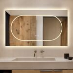 🪞 Oglindă LED cu Touch și Funcție Dezaburire, 3 Tipuri de Lumină – 120x70 cm, Model J194-12070 Smack - imagine 3
