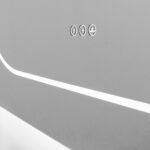 🪞 Oglindă LED cu Touch și Funcție Dezaburire, 3 Tipuri de Lumină – 120x70 cm, Model J194-12070 Smack - imagine 7