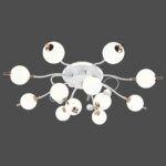 💡 Lustra LED L77131/8+4C WH+FGD – Eleganță și Putere într-un Design Arhitectural - imagine 3