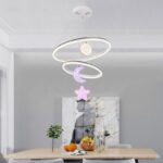 Lustra LED G4007 + RGB – 160W, Design Modern, cu Telecomandă și Lumină Multicoloră Reglabilă