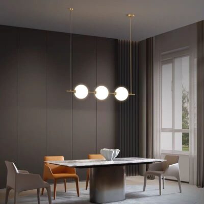 Lustra LED G 5105-3 – 48W, Design Modern, cu Telecomandă și Lumină Reglabilă