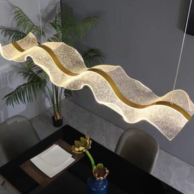 Lustra LED G4073 – 88W, Design Modern, cu Telecomandă și Lumină Reglabilă