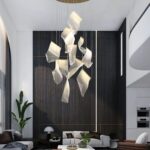 Lustra LED G 4220-8 – 32W, Design Modern, cu Telecomandă și Lumină Reglabilă
