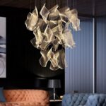 Lustra LED G 4220-18 – 72W, Design Modern, cu Telecomandă și Lumină Reglabilă