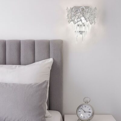 Aplica de perete, model SX8650/2, Argintiu – Eleganță modernă și stil rafinat