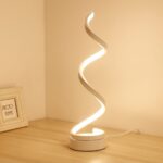 💡 Veioză LED 8611WH – Design Infinity, Eleganță în Alb