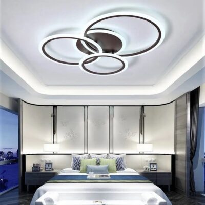 Lustra LED 8888/4 – Geometrie Elegantă și Control Complet