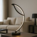 💡 Veioză LED 8726BK – Putere și Eleganță în Finisaj Negru