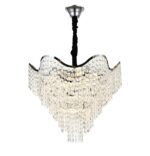 Candelabru Elegant Ø780 mm, 18 Becuri E27, Design Chrom, H620 mm – Model 78006-780 CH - imagine 3