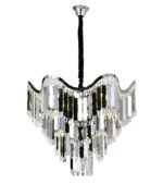 Candelabru Modern Ø600 mm, 12 Becuri E27, Design Chrom, H556 mm – Model 78012-600 CH - imagine 3