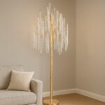 Lampadar Decorativ Tip Copac, 6xE27, 1750 mm, Design Modern – Model 68253-6L A