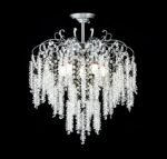 Candelabru Elegant cu Cristale Ø470 mm, 5xE27, Design Premium – Model H98194-5 TB - imagine 3