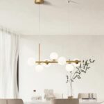 Lustră DX1027-7 GD, Design Modern, 7 Fasunguri G9, Finisaj Auriu
