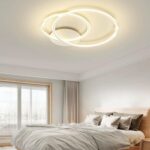 Lustră LED cu telecomandă – Cod G3936-300+400 WH (75×2W)