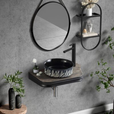 Lavoar Ceramic Premium 022 – 65.5×37×8 cm, Finisaj Lucios, Design Modern