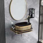 Lavoar Ceramic Premium 044 – 65.5×37×8 cm, Design Modern & Finisaj Lucios