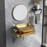 Lavoar ceramic pentru baie 65.5×37×8 cm – design compact și elegant