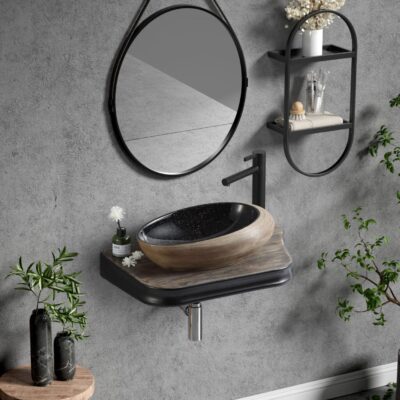 Lavoar Ceramic Premium 65.5×37×8 cm – Design Modern, Finisaj Superior – Model 8144