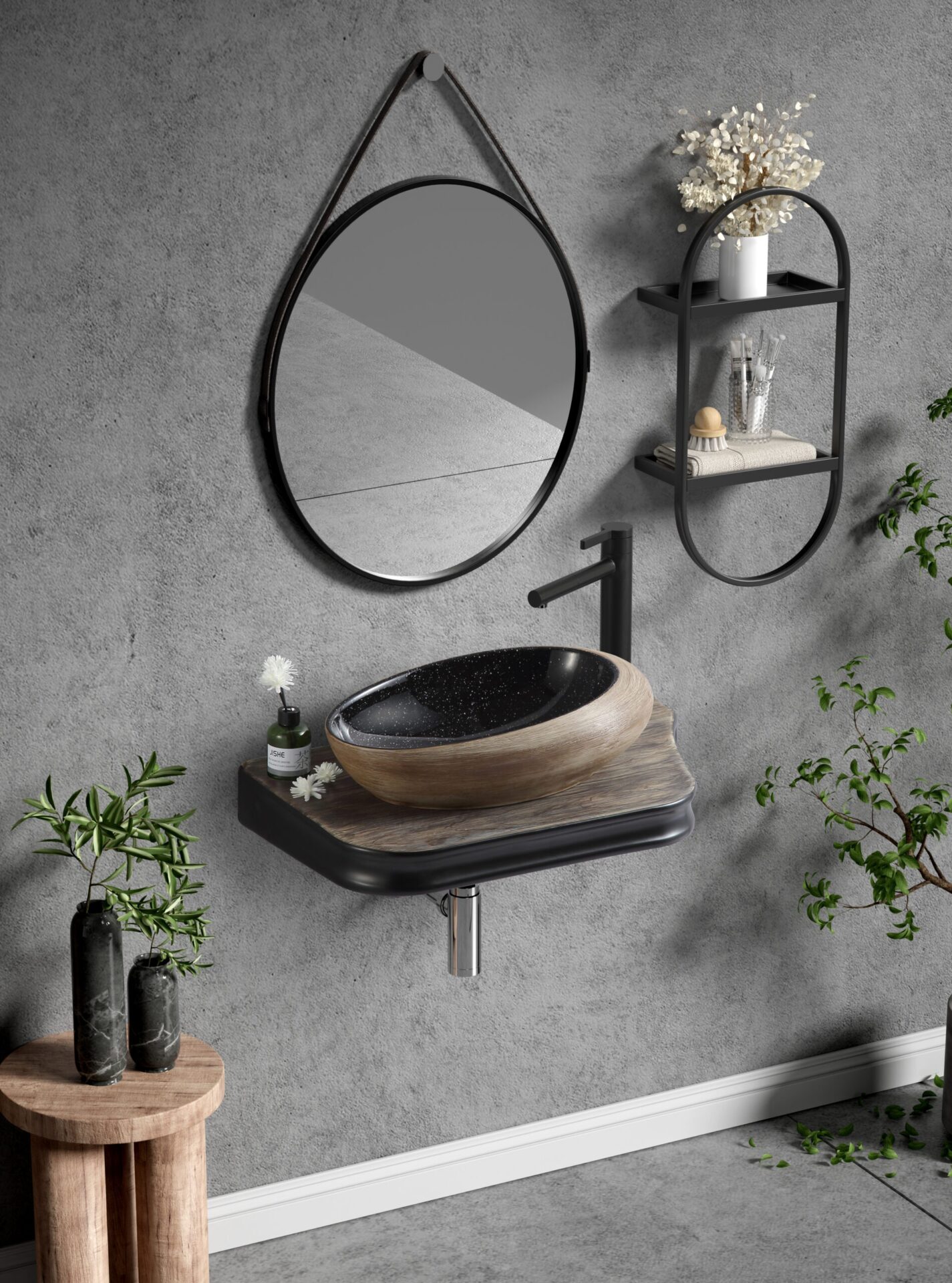 8144拉丝双色-scaled Lavoar Ceramic Premium 65.5×37×8 cm – Design Modern, Finisaj Superior – Model 8144 - imagine 1