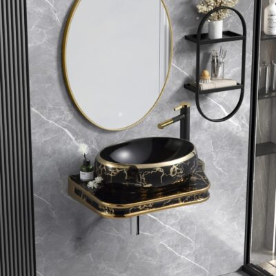 Lavoar Ceramic Premium 65.5×37×8 cm – Model 854B, Design Modern & Finisaj Lucios