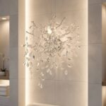 Aplică Model W33020-2L – Textură Cristal & Metal, 2 x E14, Argintiu - imagine 4