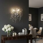 Aplică Model W33122-2L – Textură Cristal & Metal, 2 x E14, Argintiu - imagine 3
