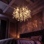 Candelabru Model 33122-500 – Textură Cristal & Metal, 6 x E14, Argintiu - imagine 4