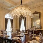 Candelabru Model 33121-800 – Textură Cristal & Metal, 10 x E14, Argintiu - imagine 4