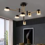 Lustră LED Model G4215-3+3 cu Telecomandă – Design Modern, Putere 60W