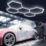 Panou LED HoneyComb, 5 Hexagoane, Lumină Rece 6500K, 192W - imagine 2