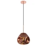 Pendul Model 11-1 – Abajur din Sticlă, 1 x E27, Reglabil, Rose Gold - imagine 2