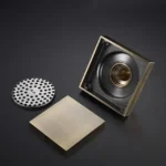 Sifon pardoseala sistem antimiros Es, Alama Elit's 100 mm , Bronz Antichizat - imagine 5